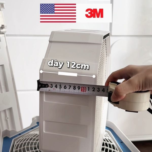 Bộ lọc HEPA H13, vật liệu nhập khẩu hãng 3M-Mỹ, lọc 99,99% bụi siêu mịn PM 0.3