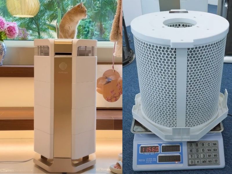 Top 3 Máy lọc không khí cho người viêm xoang bộ lọc không khí AirProce AI-700
