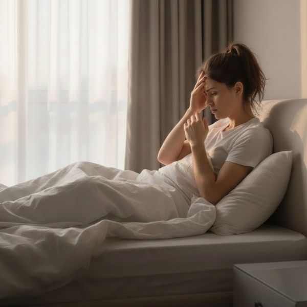 Ngủ không sâu giấc, đau đầu, mệt mỏi khi thức dậy