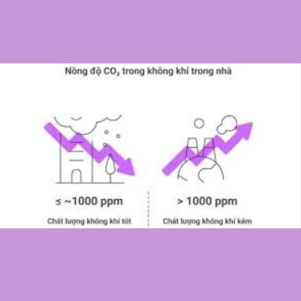 nồng độ CO2 trong nhà