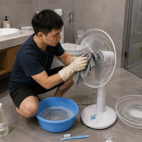 vệ sinh quạt điện