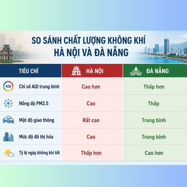 bảng so sánh