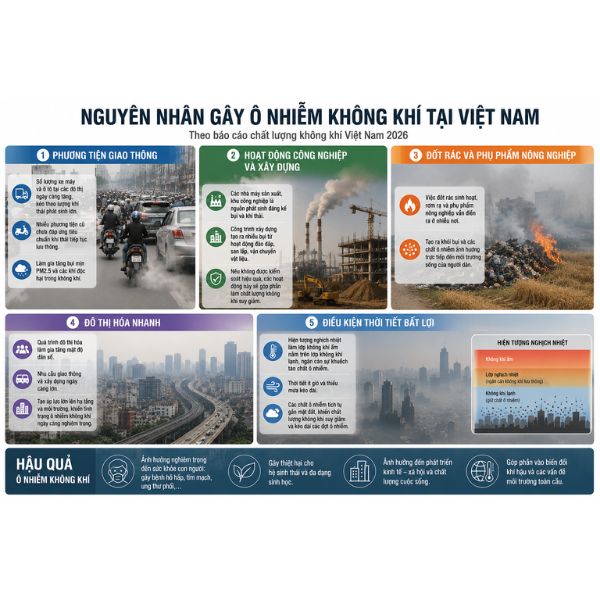 3. Vì sao ô nhiễm không khí vẫn gia tăng?